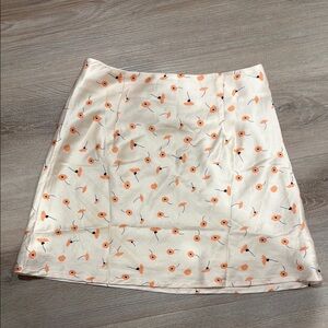 Floral Cream Skirt